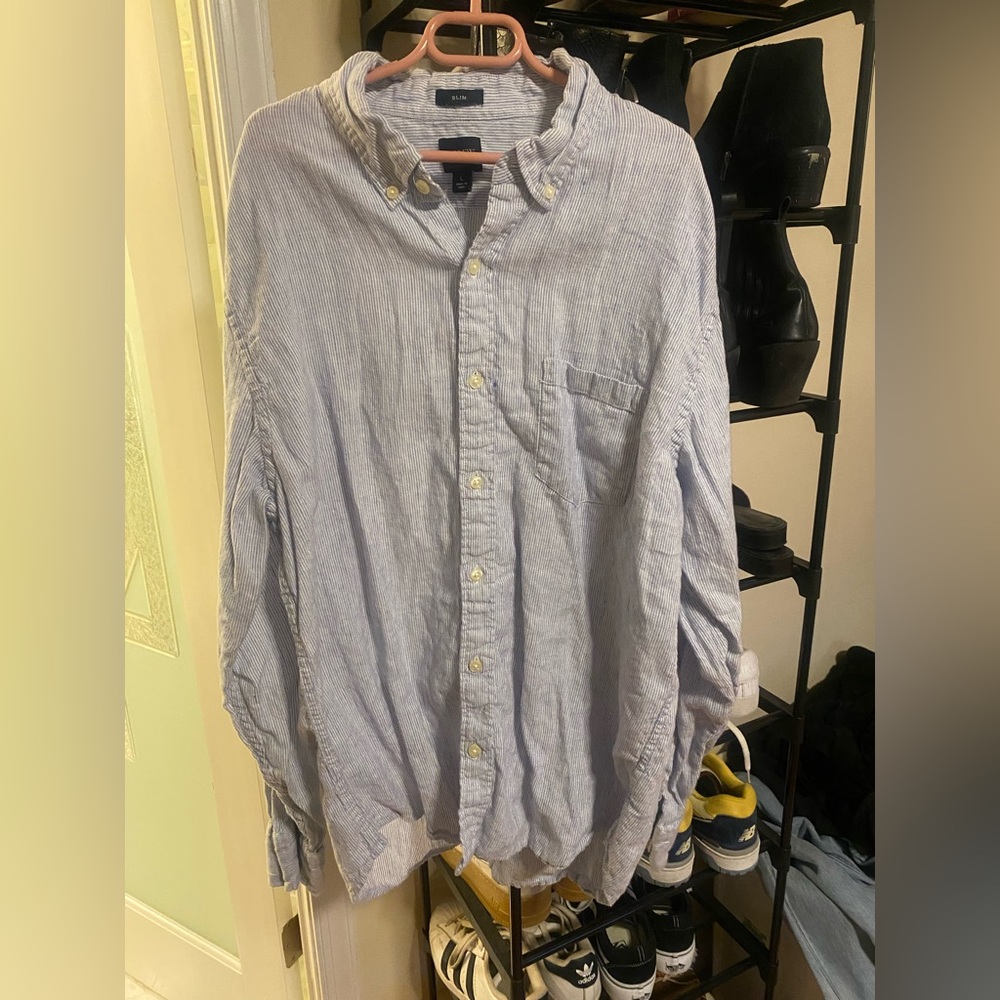 Jcrew striped button down